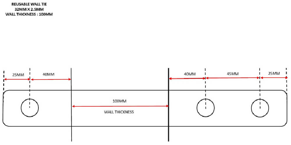 Merkat Construction - Reusable Steel Wall Tie